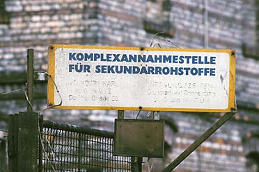 DDR - Komplexannahmestelle für Sekundärrohstoffe