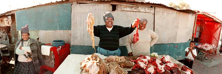 Khayelitsha - Fleischverkäuferin