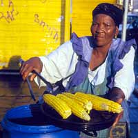 Capetown Markt Mili-Verkäuferin
