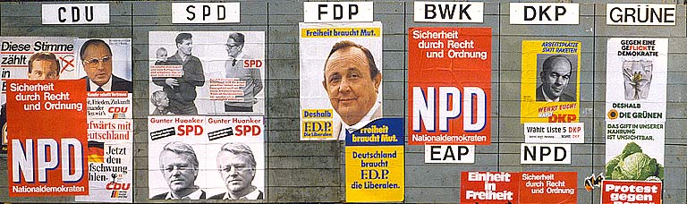Bundestagswahl 1983 - Wahlplakat