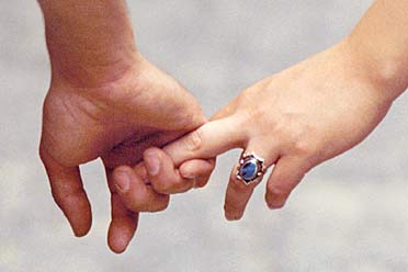 Über die Liebe - Hand in Hand