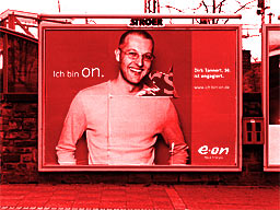 Plakat E.on - Ich bin on.
