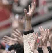 Rosenmontagszug Köln 2003 Kamellesammler