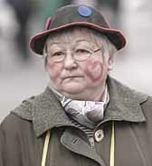 Rosenmontagszug Köln 2003 verbiesterter Jecke