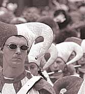 Rosenmontagszug Köln 2003 verbiesterter Jecke